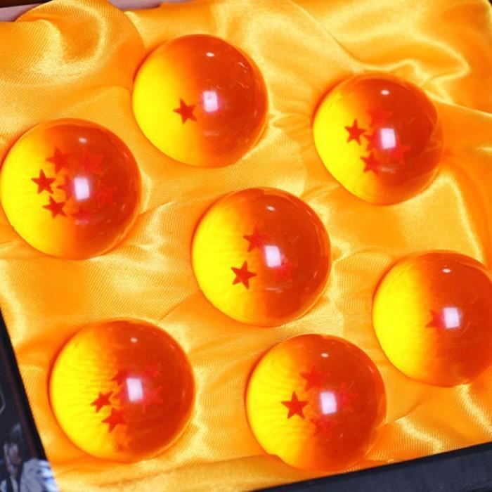 Les 7 Boules De Cristal Dragon Ball 7pcs / lot 3.5cm de dragon ball z, dragon ball 7 étoiles boule de