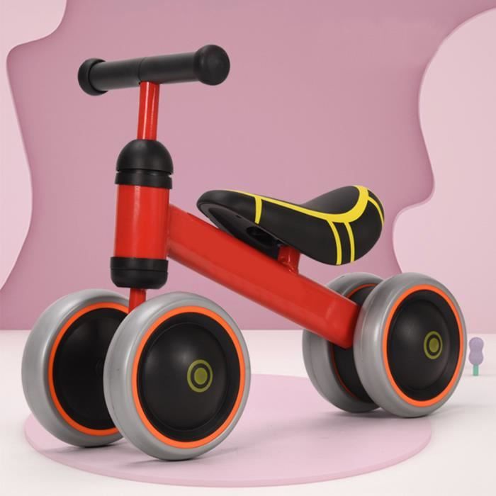 NUO DRAISIENNE Vélo Bébé 1-2 Ans Jouet Educatif Premier Rouge