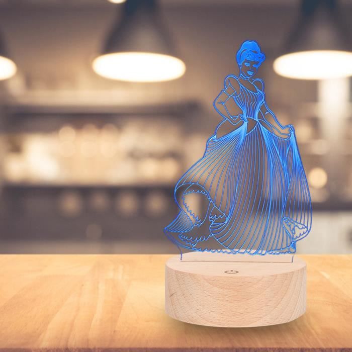 Lampe 3D Ballon de Foot, Idée Cadeau Fan de Foot, Veilleuse Tactile Led Illusion, Effet Hologramme 3D, Idée Cadeau Noël Anniversaire
