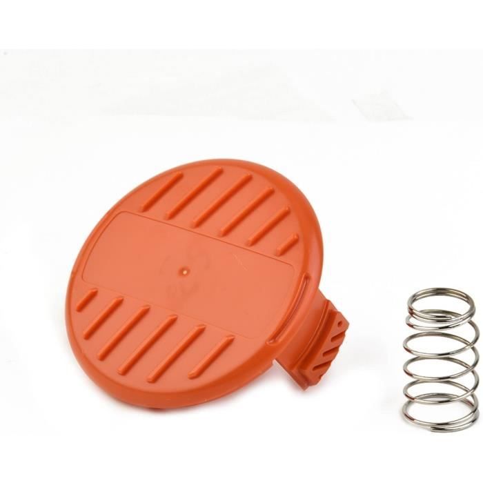 Couvercle De Bobine + Ressorts Pour Débroussailleuse Black & Decker - Compatible GLC3630L20, NST1810, ST4525