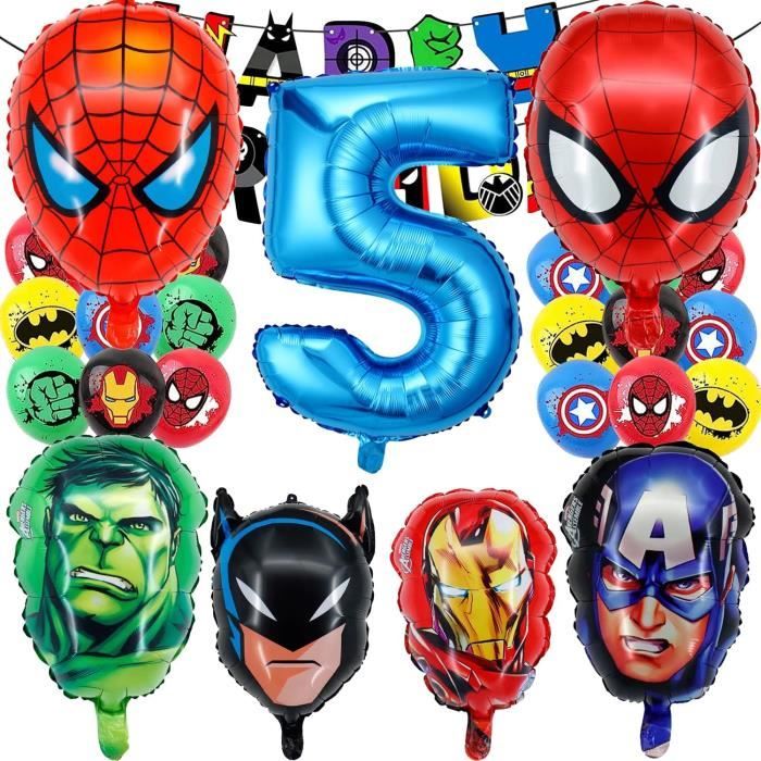 Ballon en aluminium pour anniversaire de Spider-Man, gonflage à l'hélium  inclus, 36 po