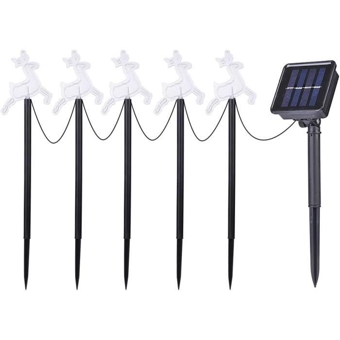 Guirlande Lumineuse Solaire À Led Pour Extérieur, Ip65, Étanche