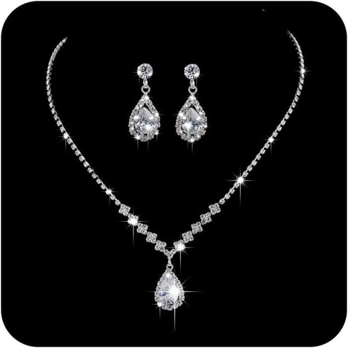 Mystérieuse Parure pendentif et boucles d'oreilles