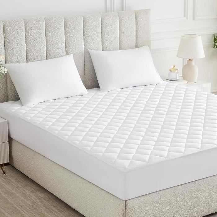 Protège-matelas en tissu - lit double