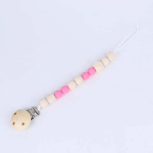 Attache Tetine Sucette En Bois Bebe Confort Rose Rouge Cdiscount Puericulture Eveil Bebe