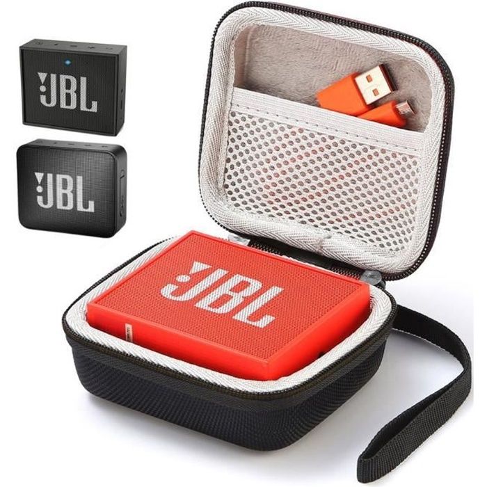 pour JBL JBLGO2BLK Enceinte Portable Bluetooth EVA Dur Cas Voyage Etui Housse Sac Case by Khanka 