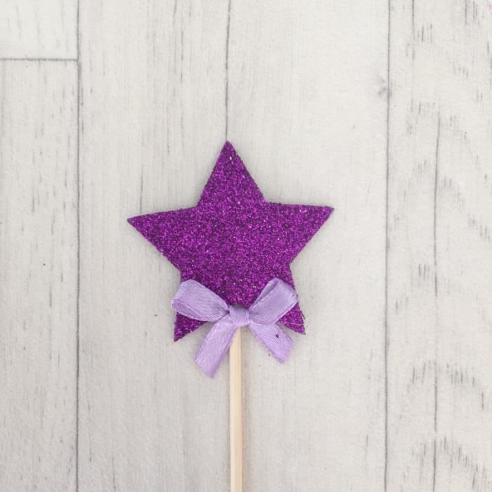 Decoration Gateau Etoile Couleur Au Choix Violet Cdiscount Maison Decoration Gateau Etoile Couleur Au Choix Violet Cdiscount Maison