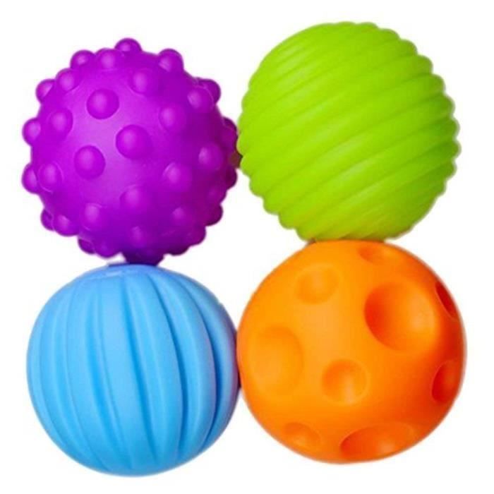 Keydi 6 Pcs Balles Sensorielles Bebe Montessori Jouet De Balle Bebe Main Attrape Balle Jouets De Bain Pour Bebe Jouets Sensoriels Tactiles Pour Enfants Jeux De Balles Et De Ballons Jeux Et