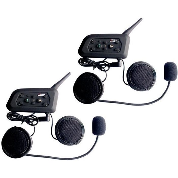 B Blesiya /Écouteur PTT et Micro de Casque en Forme de D pour Radio Bidirectionnelle Kenwood Wouxun Baofeng