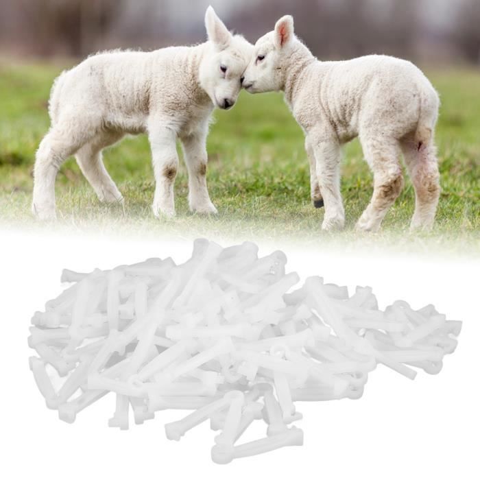 100 Clips Pour Cordon Ombilical Jetables - Pour Chiots, Porcelets, Animaux De Ferme, Prévention Des Saignements