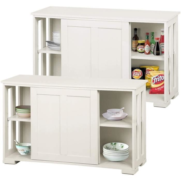 Petit Buffet Portes Coulissantes Cdiscount