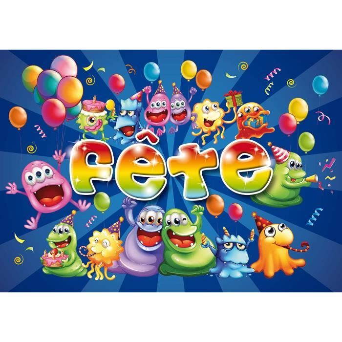 Invitations De Fete Edition Colibri Lot De 10 Cartes D Invitation Monstres Droles En Francais Pour Un Anniversaire D Enf Cdiscount Beaux Arts Et Loisirs Creatifs