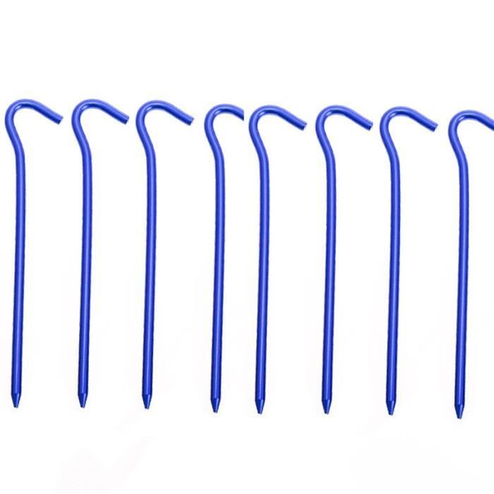 Piquet De Tente TRIWONDER En Forme U En Alliage D'Aluminium 31 Cm Sardines Sable Fixation 6 Pièces Pour Neige Plage Camping Randonnée (Bleu Piquets De Tente Piquet De Tente TRIWONDER En Forme U En Alliage D'Aluminium 31 Cm Sardines Sable Fixation 6 Pièces Pour Neige Plage Camping Randonnée (Bleu Piquets De Tente
