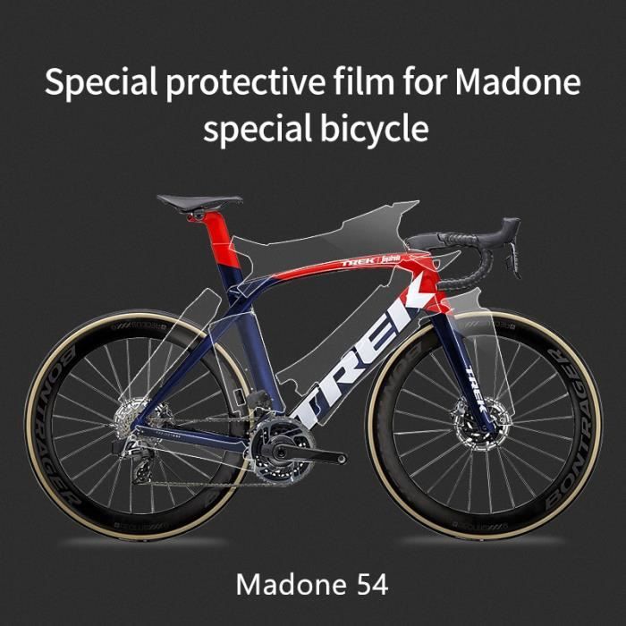 Décoration Vélo Personnalisable Autocollant Protection Cadre Vélo HUIOP - Film Anti-rayures TPU Pour VTT, Vélo Route Et Ville, Motifs Colorés Film Anti-rayures Cadre Vélo