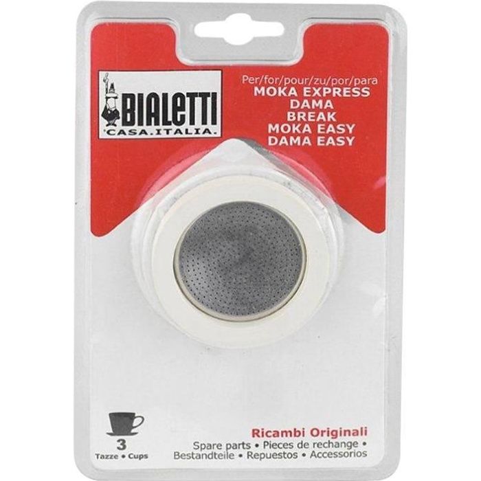 Joint pour cafetière Moka + filtre - 2 tasses