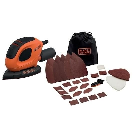 Ponceuse de Détail BLACK+DECKER BEW230BC-QS – 55W, 11000 tr/min, Abrasif Auto-Agrippant - vue 2
