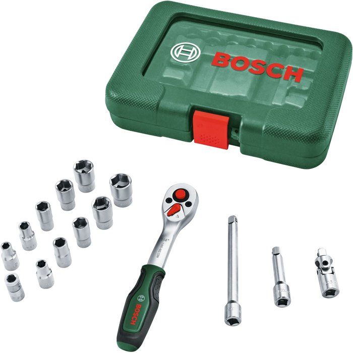 Set de cliquets 14 BOSCH 15pcs