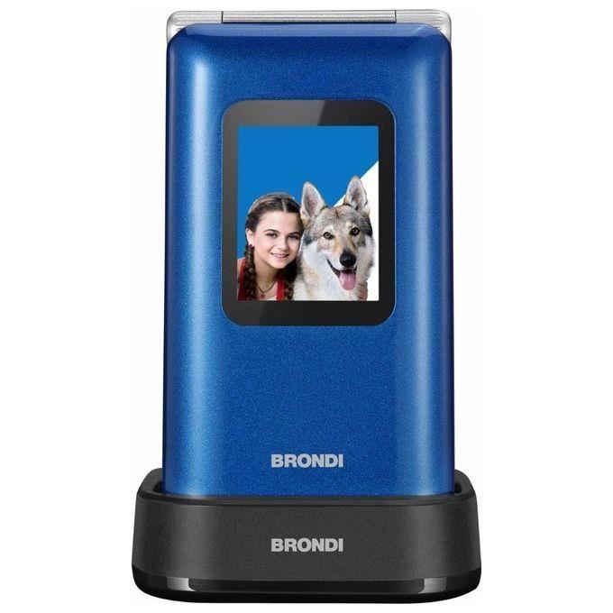 Téléphone mobile - BRONDI - Amico Prezioso - Bleu - Dual Sim - Monobloc