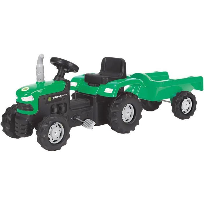 Tracteur à pédales avec remorque - Buddy Toys - BPT 1013