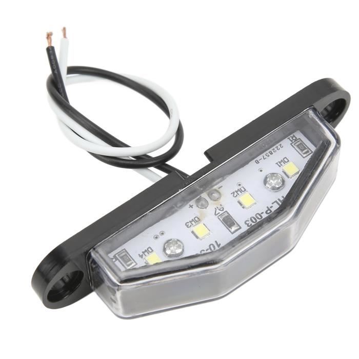 Ampoules LED Pour Plaque D'Immatriculation BMW E46 (1998-2005) - 18 SMD 3528, Blanc 6000K, Étanches