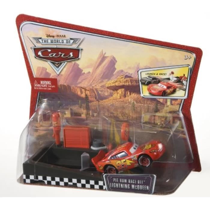 Voiture Electrique DISNEY RY06V Voitures Pit Row Race Off Lightning McQueen