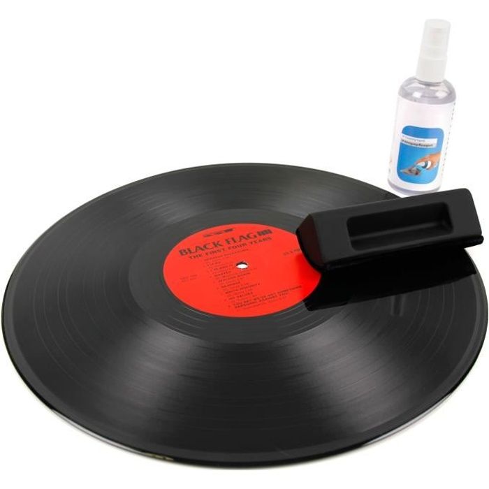 Fluance Kit de nettoyage pour disque vinyle et stylet avec brosse