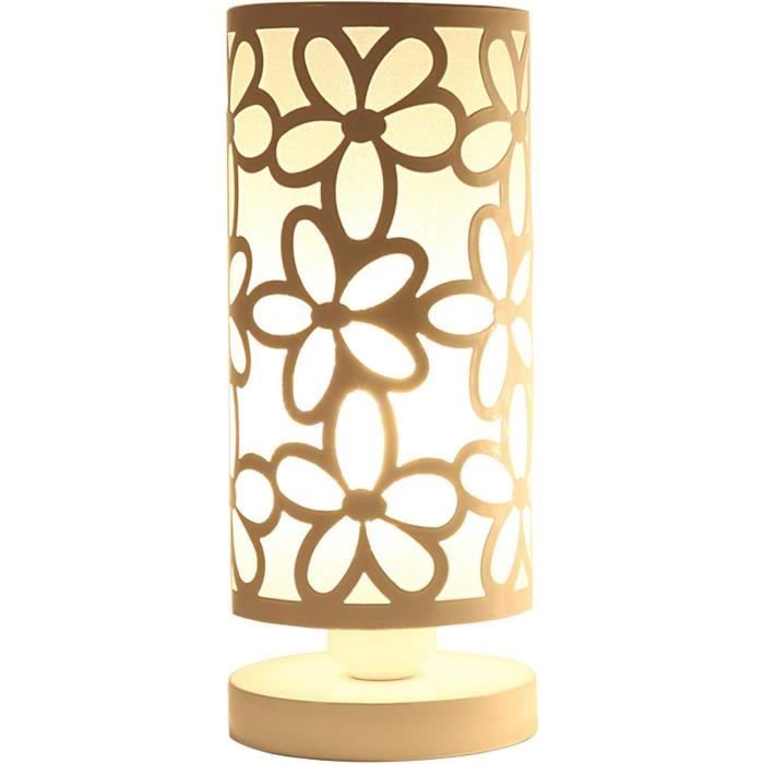Lampe De Table Moderne Luxe Dorée – Abat-jour Tissu Blanc Élégant, Base Métal Or, Lampe Chevet E27 49 Cm Pour Chambre, Salon Ou Bureau