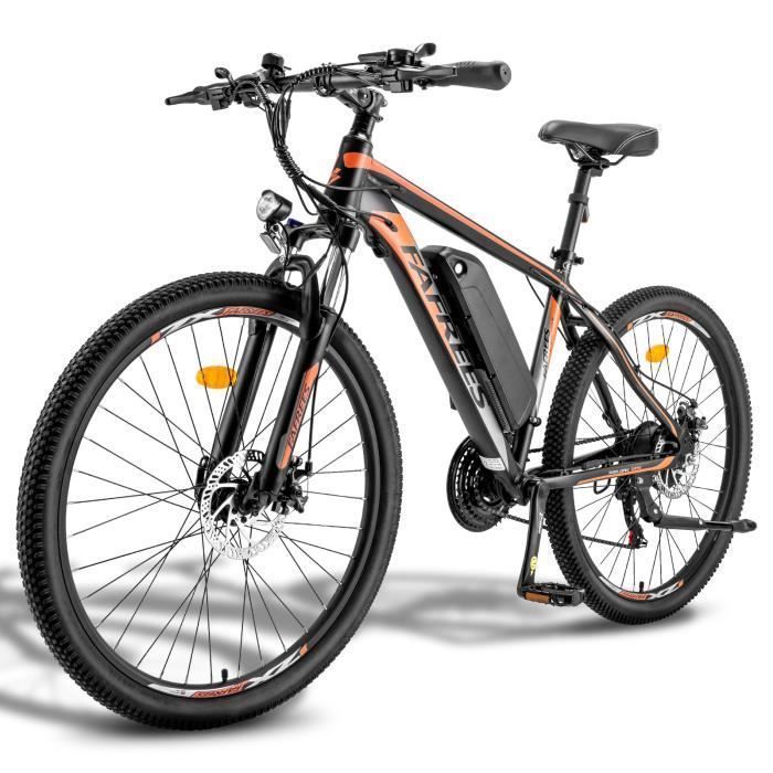 velo electrique Fafrees Fafrees Hailong One 26 pouces Autonomie 55km Amortisseur avant Shimano 21 vitesses Batterie 36V13Ah Noir