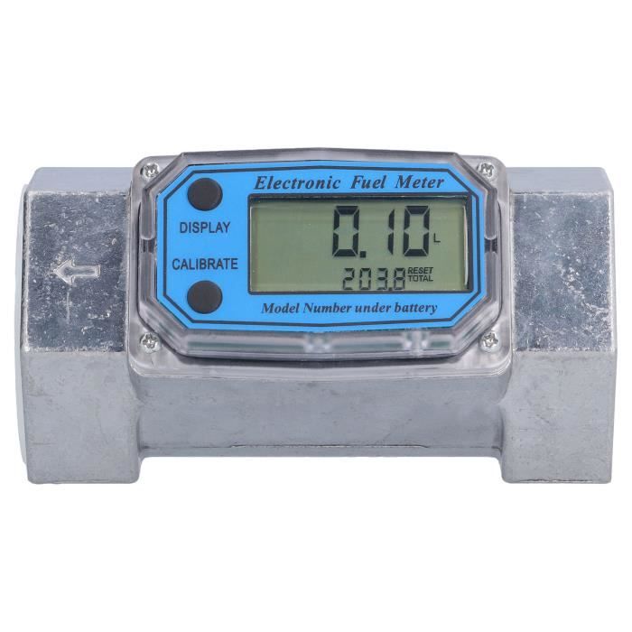 Turbine Numérique Débit De Carburant Haute Précision - Compteur Multi-Unités Pour Eau, Gaz, Huile (32 Mm)