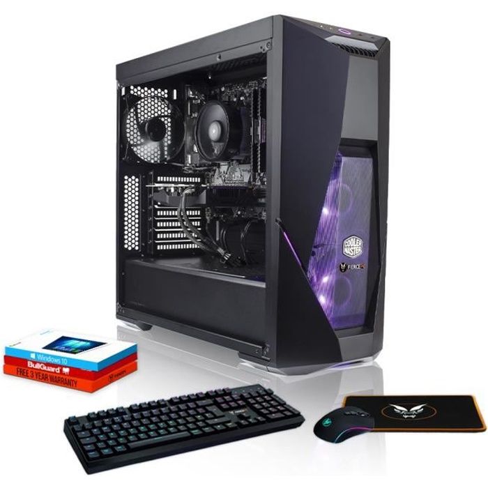 Achat Ordinateur de bureau Fierce Overlord PC Gamer de Bureau - AMD Ryzen 5 3600 6x4.2GHz CPU, 16Go RAM, GTX 1650 4Go, 480Go SSD - 1137215 pas cher