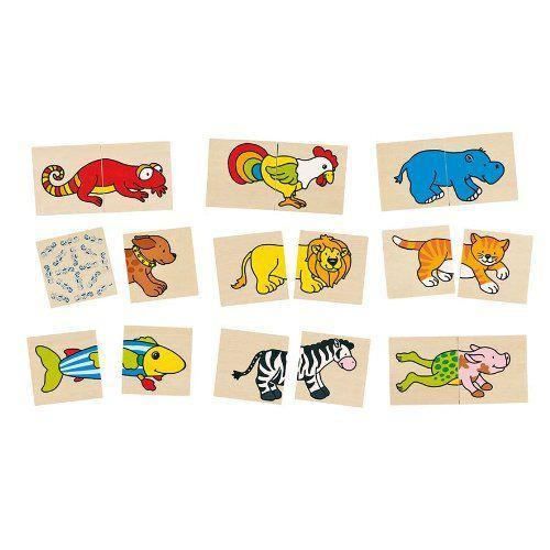 Goki Mémo Animaux En Bois – Jeu De Mémoire Educatif Et Ludique Pour Enfants Dès 3 Ans