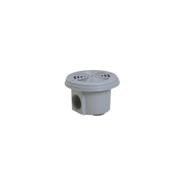 Hayward Grille Bonde De Fond Piscine PDFX9958DGR – Gris Foncé, ABS Robuste & Sécurisée (Ø 19,5 Cm)