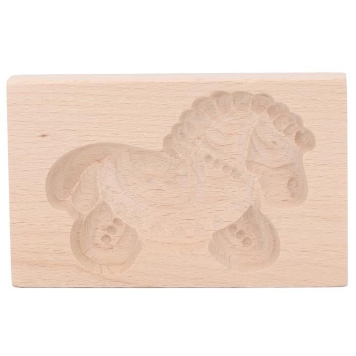 Moule à Biscuits En Bois Sculpté Écureuil 3D - Pour Biscuits, Chocolat, Pâte à Sucre, Cadeau DIY