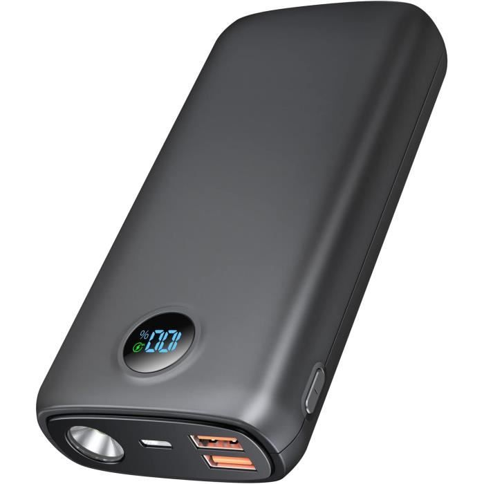 Batterie Externe 30000mAh, Chargeur de Téléphone Portable 4 Ports de Sortie  Haute Vitesse Power Bank Compatible pour Smartphone - Cdiscount Téléphonie
