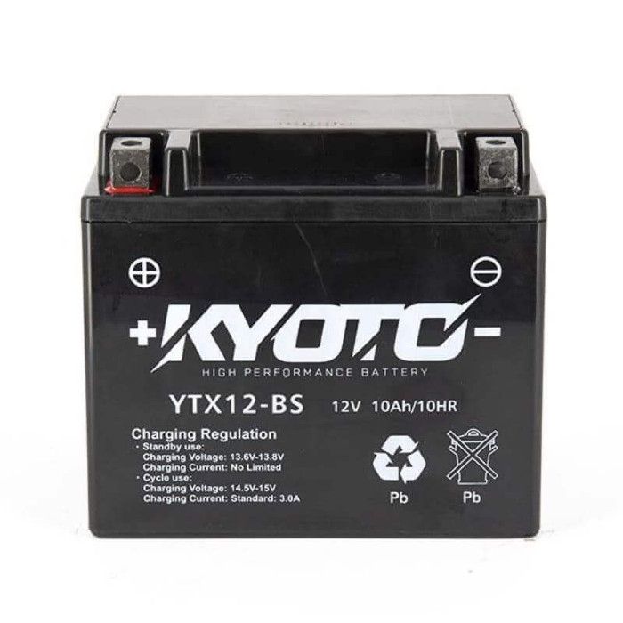 Batterie SLA Kyoto pour Moto Aprilia 1000 RST Futura 2001 à 2005 YTX12-BS / 12V 10Ah