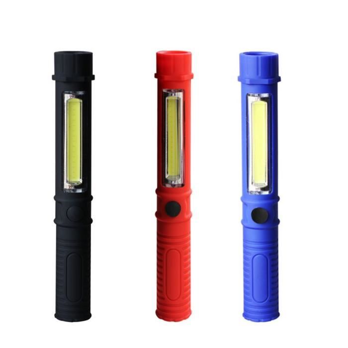 S/N Lampe de poche rechargeable 100 lm Inspection Magnétique Travail Lumière DEL Lampe de Poche 