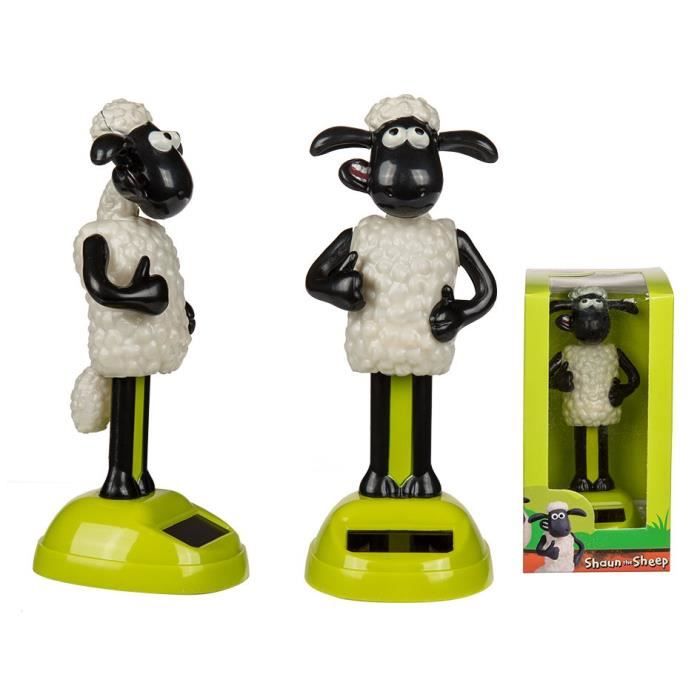 Shaun Le Mouton Figurine Mobile Solaire Sheep Danse Voiture Bureau