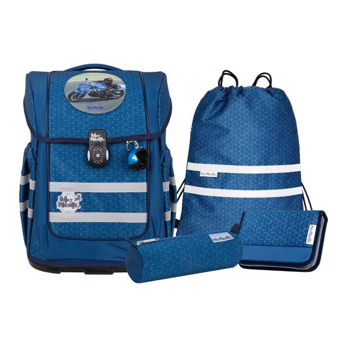 Cartable Scolaire Ergobag Prime Set - Sac à Dos Ergonomique Réglable Pour École Primaire Avec Trousse