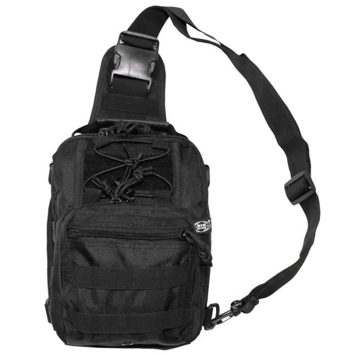 Sac Banane Tactique MFH MOLLE 4L - Noir - Neuf