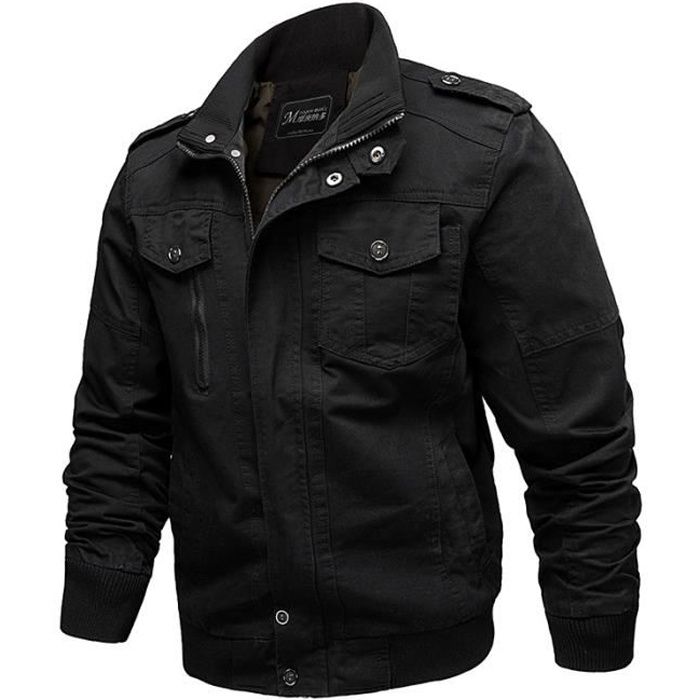 Veste Homme en Coton Blouson Mi Saison Homme