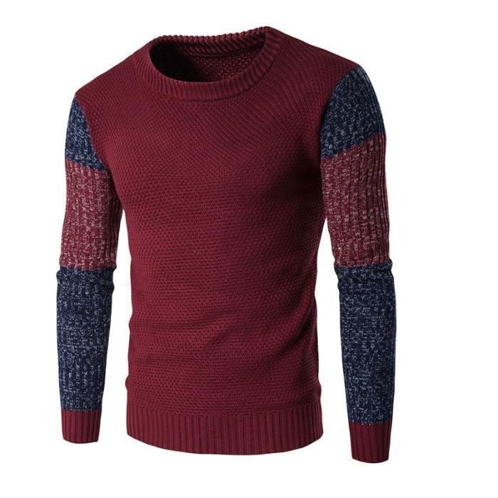 Sweatshirt Fille Classique Rayé Bloc De Couleur Col Rond T-shirt