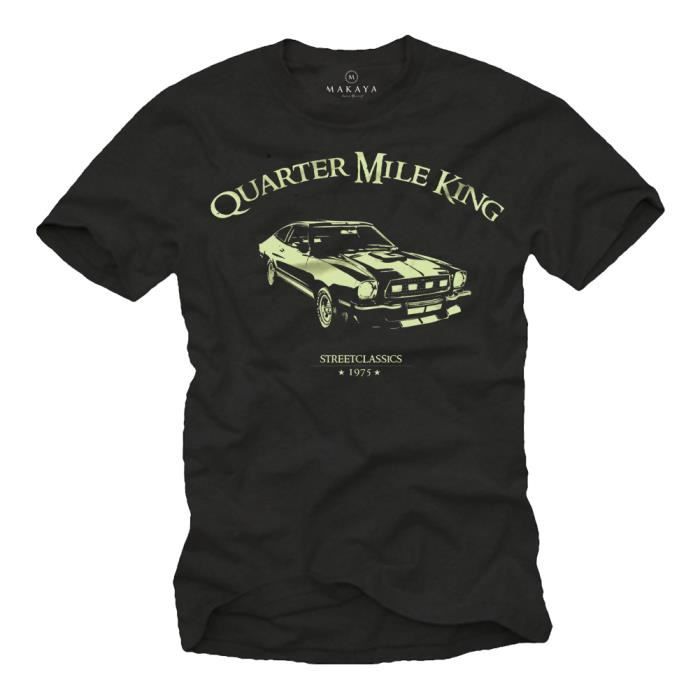 T shirt on sale mustang homme