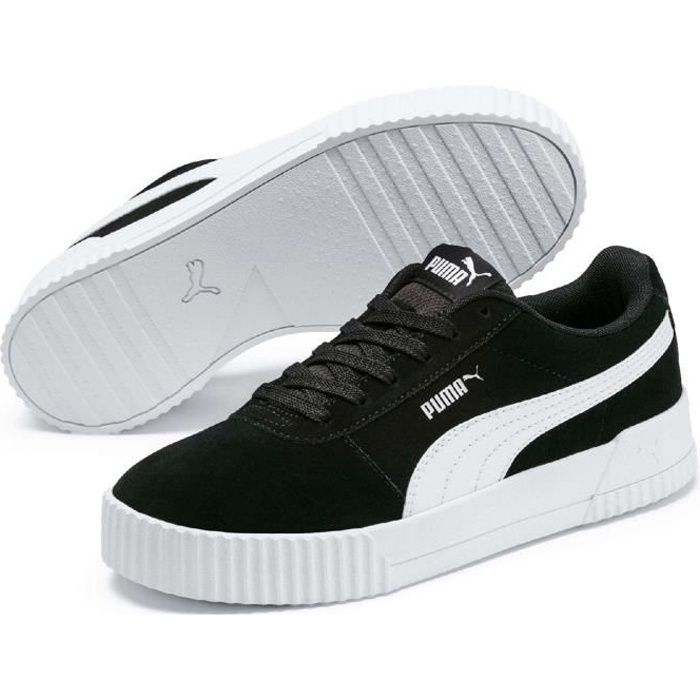 puma blanche semelle noire