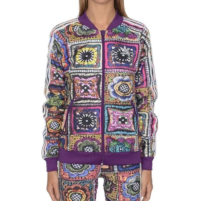 Veste Crochita Superstar Violet Femme Adidas Multicolor - Achat / Vente  basket - Soldes° dès le 15 juillet ! Cdiscount