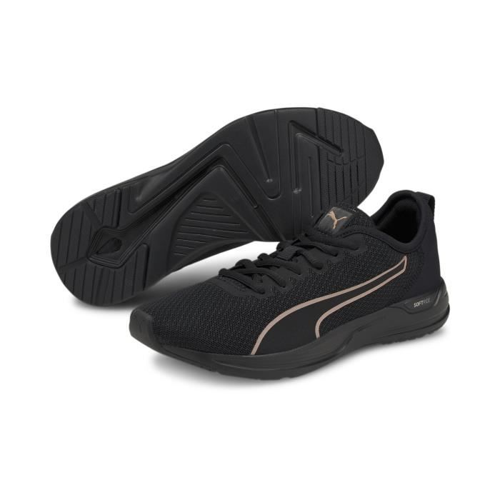 Chaussure running Accent - PUMA - noir/doré - femme Noir/or rose -  Cdiscount Sport
