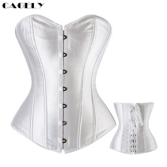 robe corset blanche