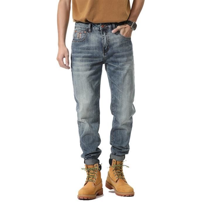 Pantalon Cargo Homme 6 Poches - Coton Respirant, Coupe Droite, Bas Ajustables, Idéal Randonnée Et Quotidien - 13