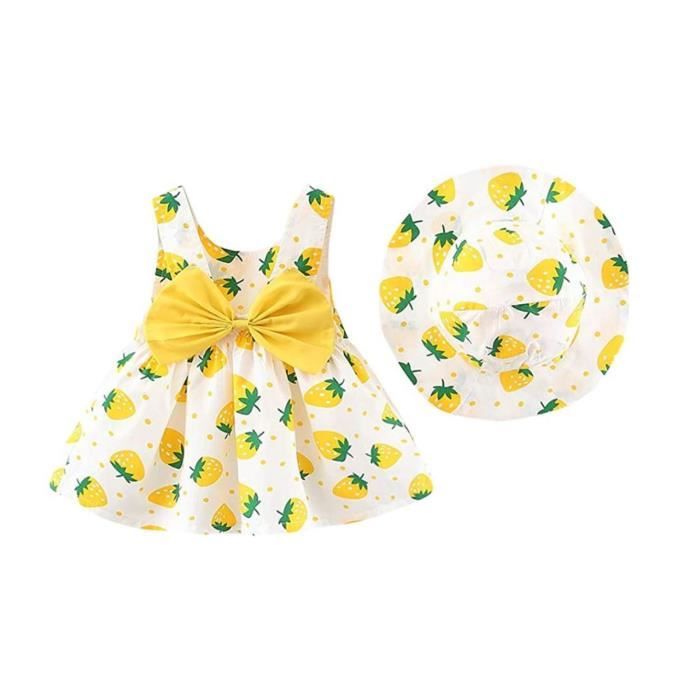 Salopette Bébé Fille Sans Manches HULIJA - 100% Coton, Bretelles Réglables, Bouton-pression, Tailles 6-24 Mois
