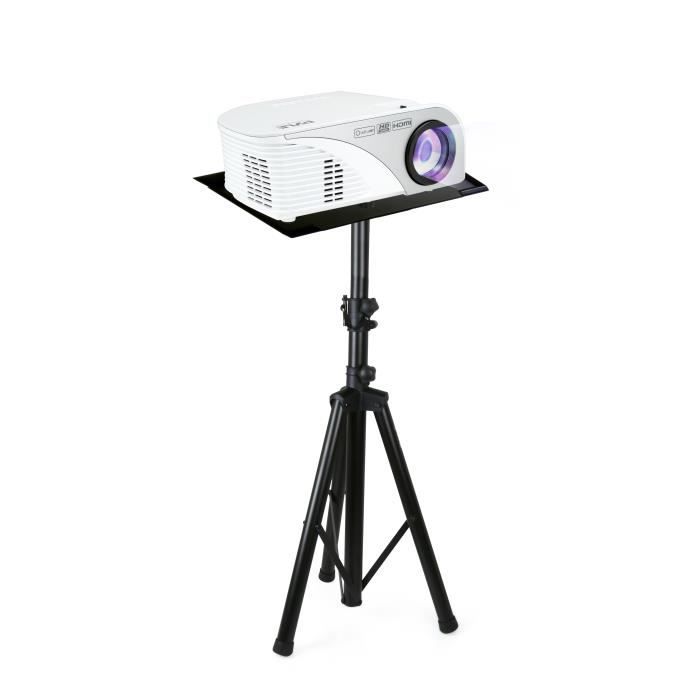 Support Trépied Pour Ordinateur Portable / Projecteur - Plateau 40x30 Cm - Hauteur Réglable 88-137 Cm