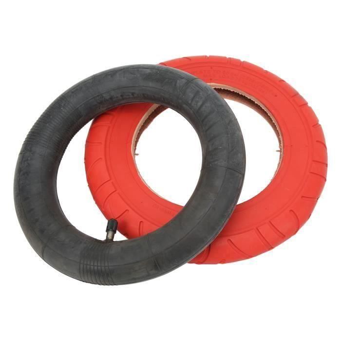 2 Chambres à Air 10x2.50 Pouces Avec Valve Coude 90/90 Pour Scooter